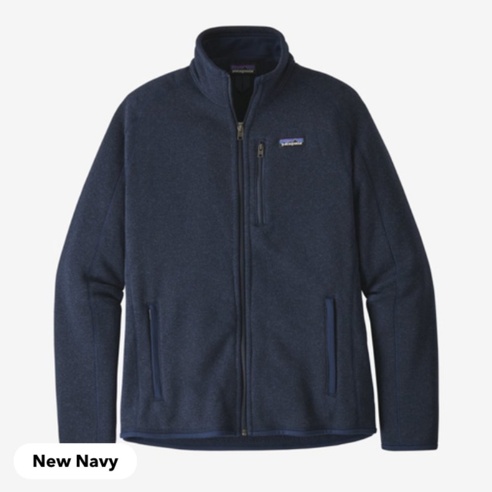 Patagonia Navy Men's Better Sweater Fleece Jacket Size Small NWT